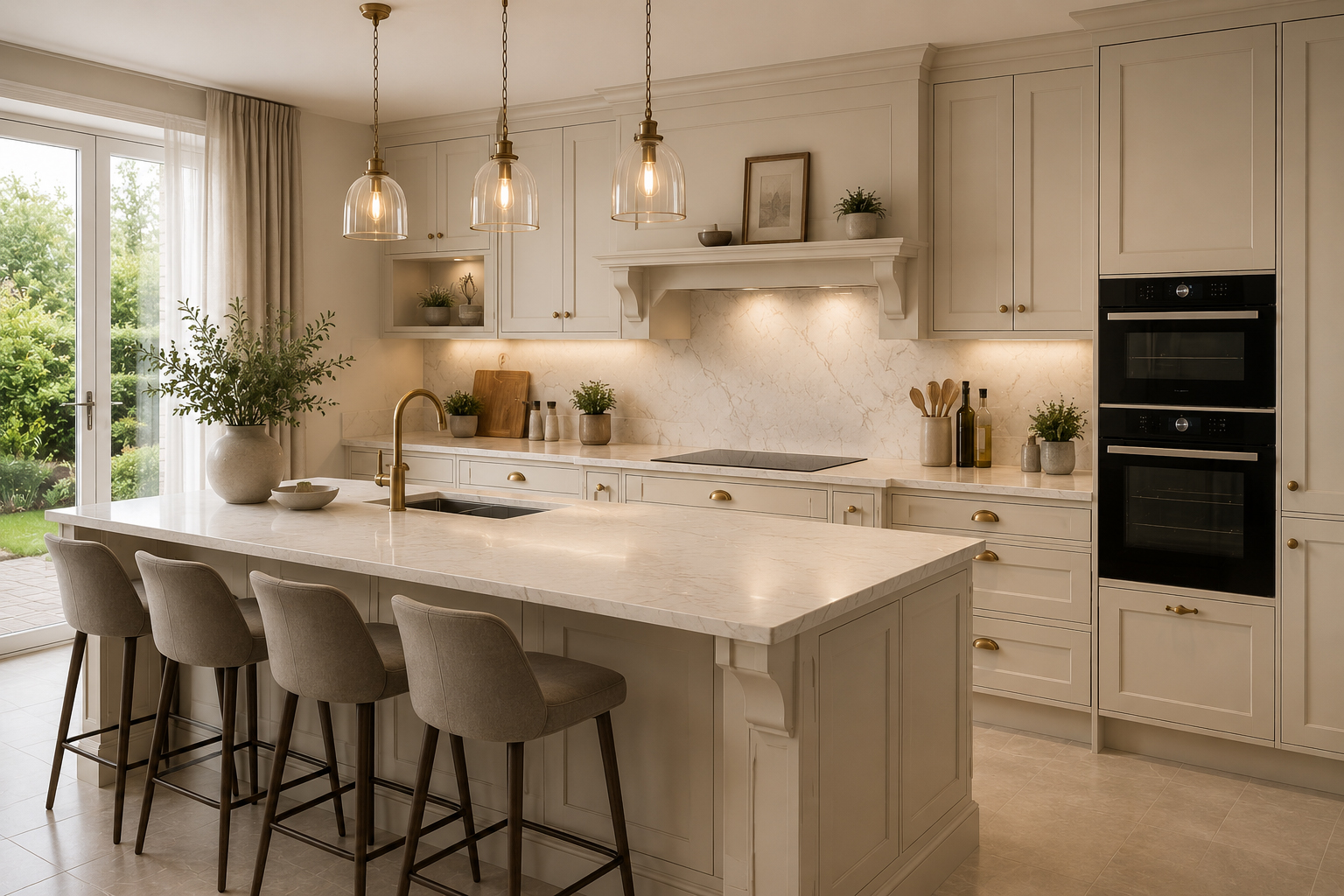 Traditional fitted kitchen in Aberdeen