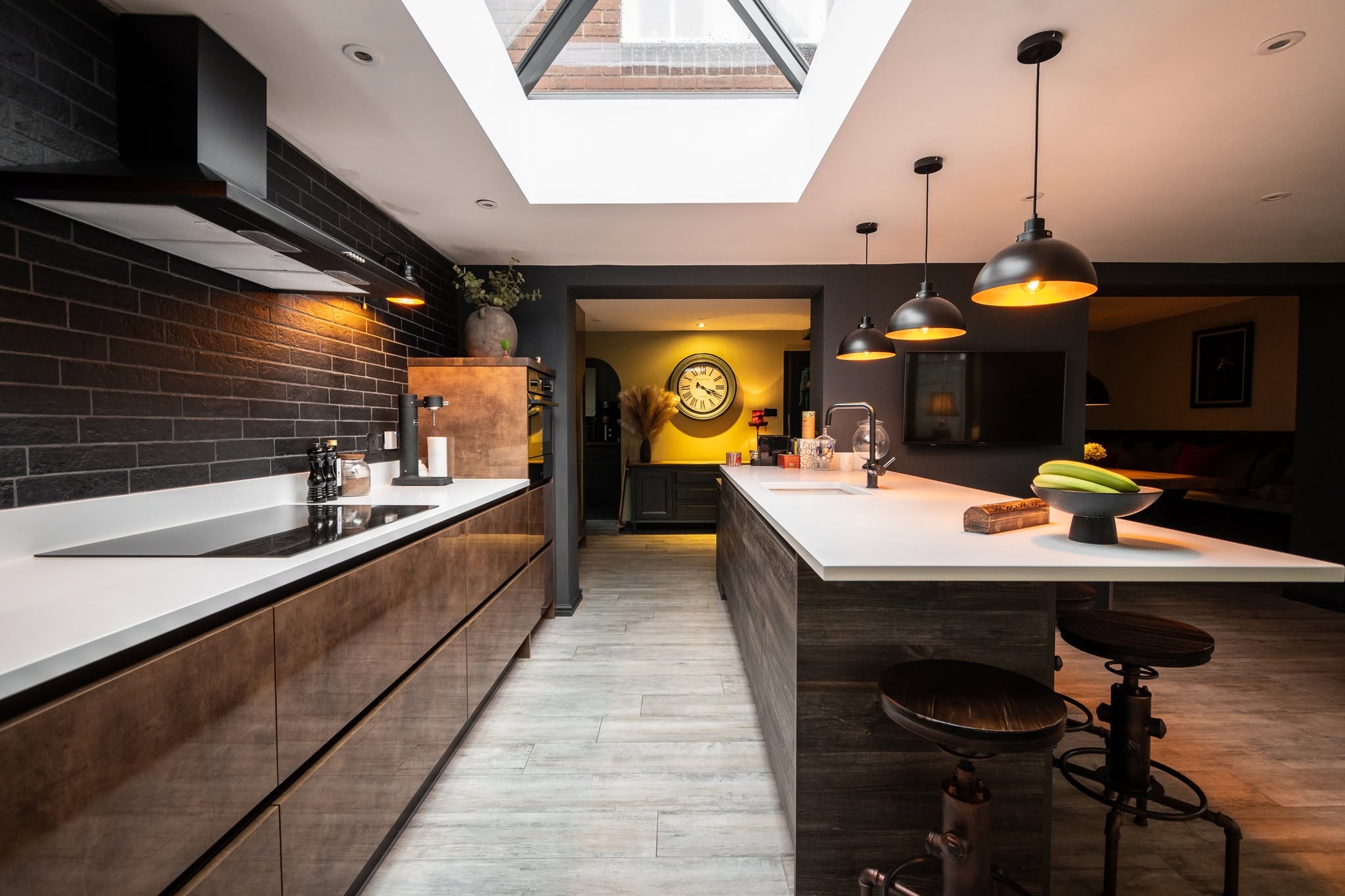 Handleless kitchen design in Aberdeen